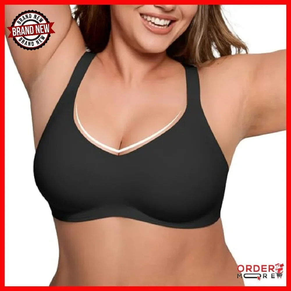 Wireless Full Coverage Bra Support Plus Size Everyday Wear